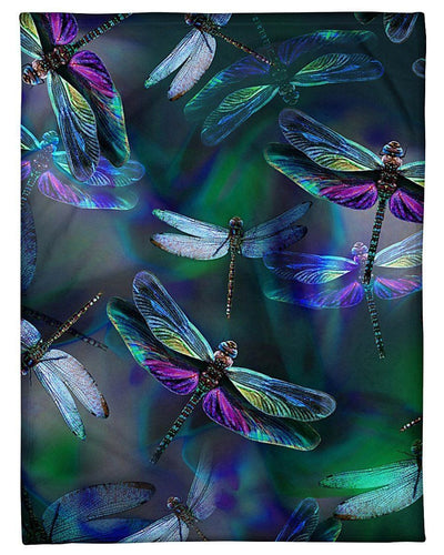 Dragonfly Pattern Gifts Fleece Blanket