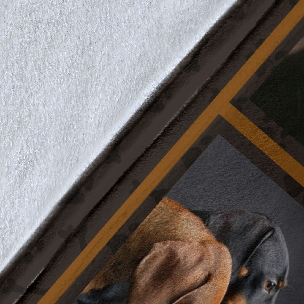 3d Dachshund For Dog Lovers Fleece Blanket