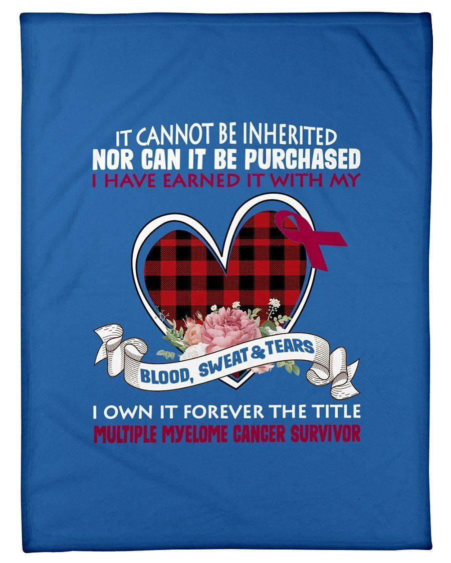 It Cannot Be Inherted Nor Can It Be Purchased Gifts Fleece Blanket