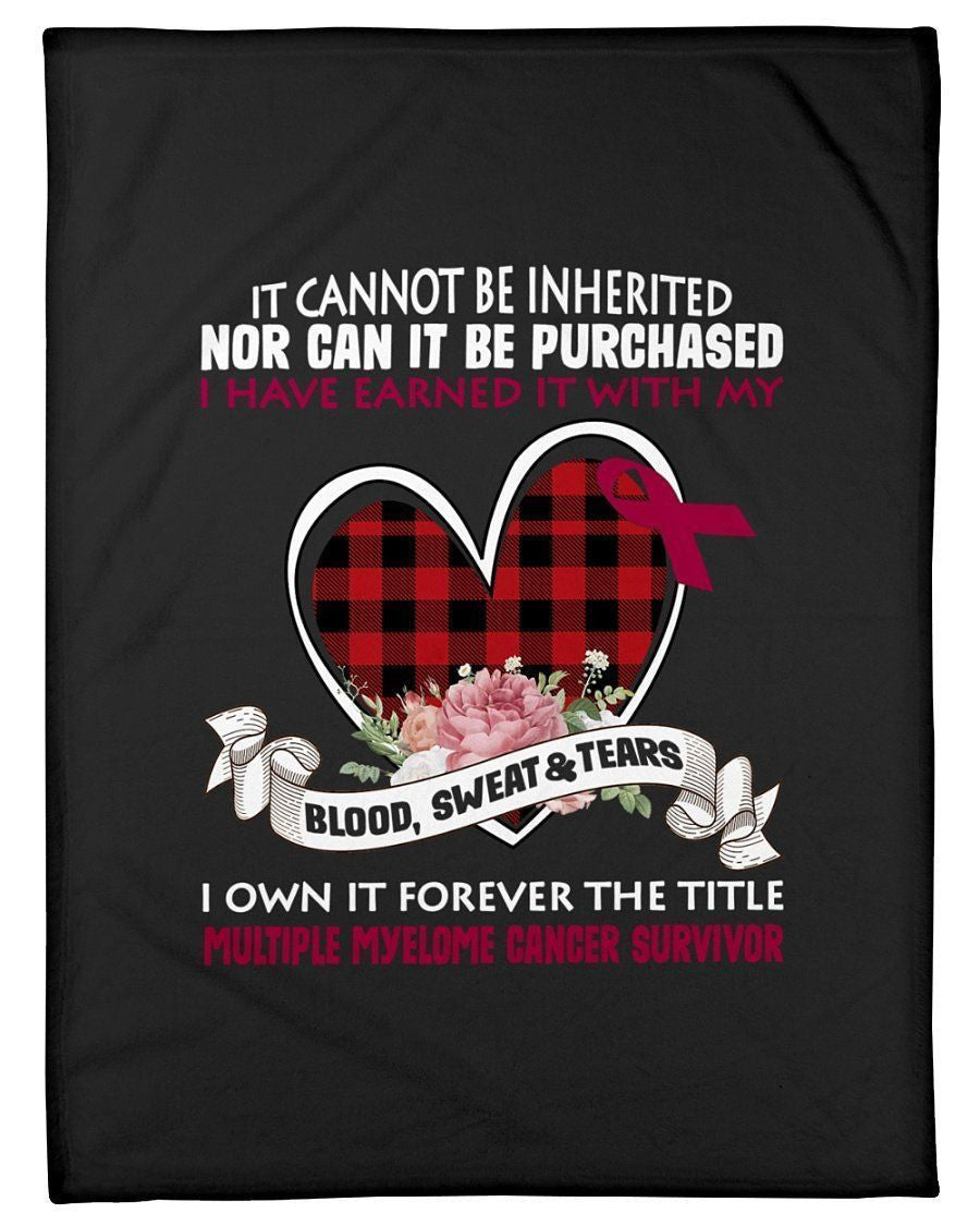 It Cannot Be Inherted Nor Can It Be Purchased Gifts Fleece Blanket