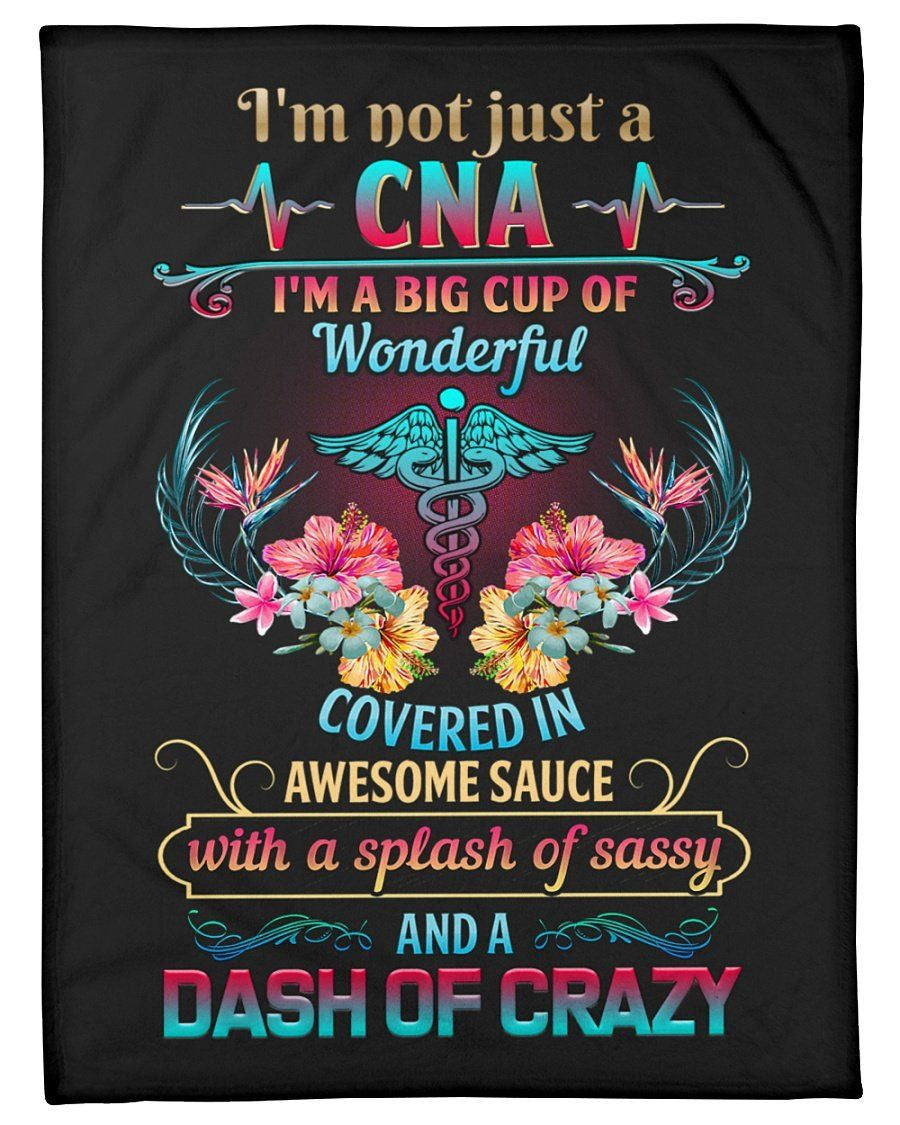 Wonderful Cna Quote Fleece Blanket