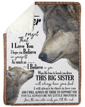 A Little Brother To Brother With Love Trending For Family Fleece Blanket