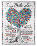To My Mother-in-law Love Your Daughter-in-law Fleece Blanket