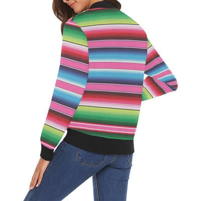 Mexican Blanket Baja Serape Pattern 3d Printed Unisex Jacket
