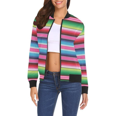 Mexican Blanket Baja Serape Pattern 3d Printed Unisex Jacket