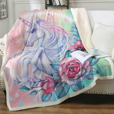 Soft Unicorn Blanket - Style F