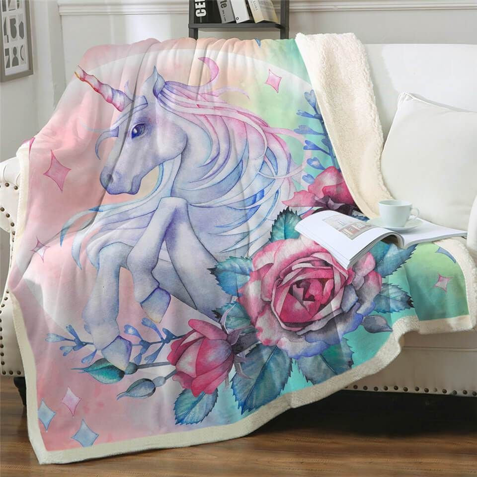 Soft Unicorn Blanket - Style F