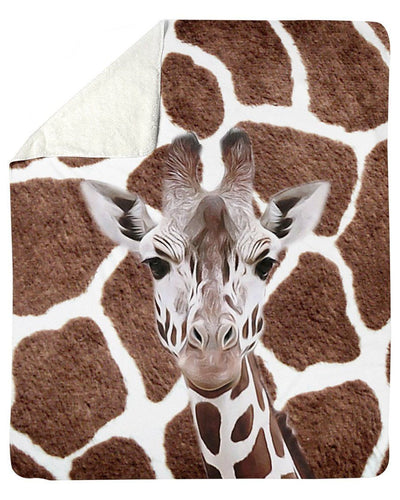 Lovely Phone Case Gift For Giraffe Lovers Fleece Blanket