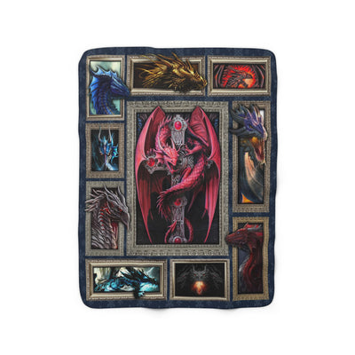 Dragon Lover Gift Fleece Blanket