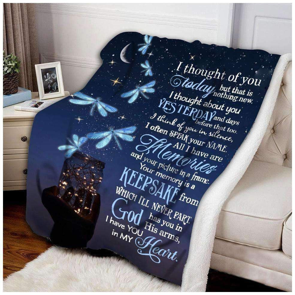 Dragon Blanket Gift For Girl I Thought Of You Today