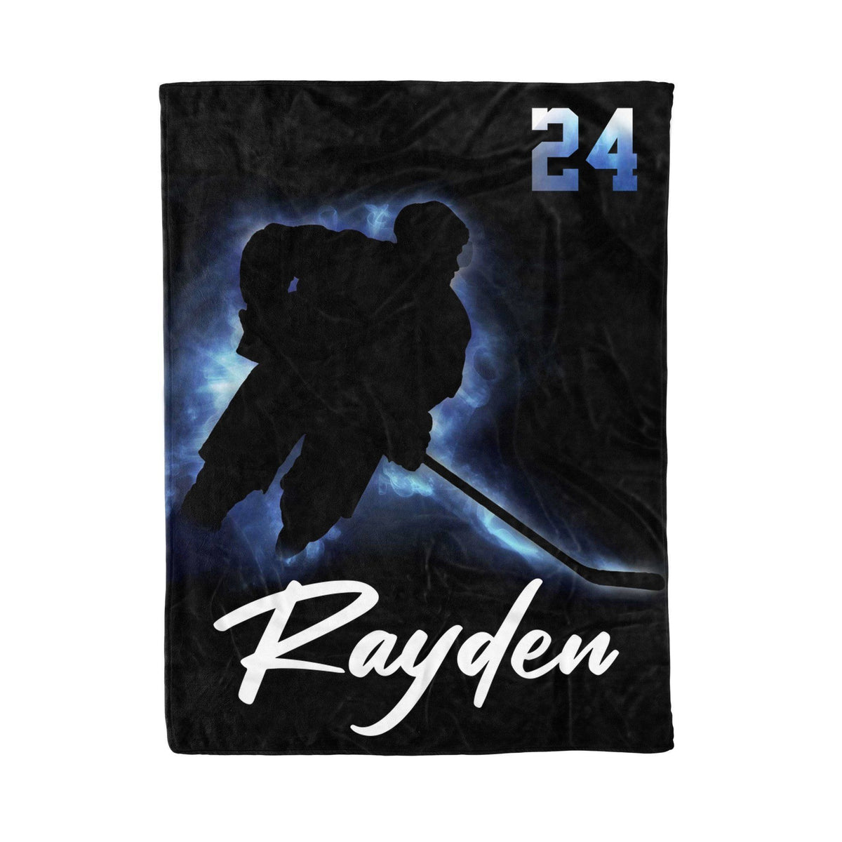 Hockey Player Customized Blanket