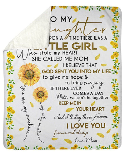 I Love You Forever And Always Great Gift From Mom To Daughter Fleece Blanket