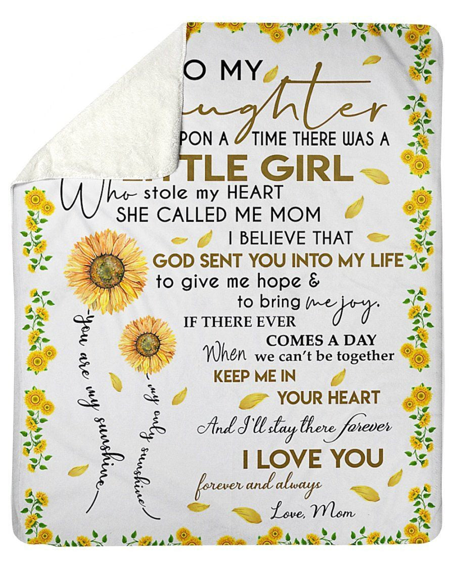 I Love You Forever And Always Great Gift From Mom To Daughter Fleece Blanket