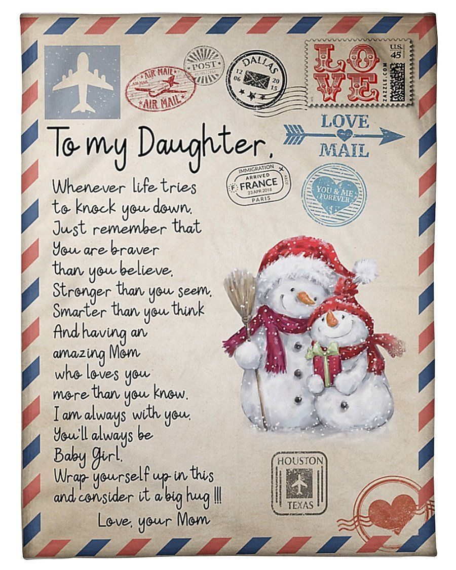 Snowman I Am Always With You Fleece Blanket Fleece Blanket