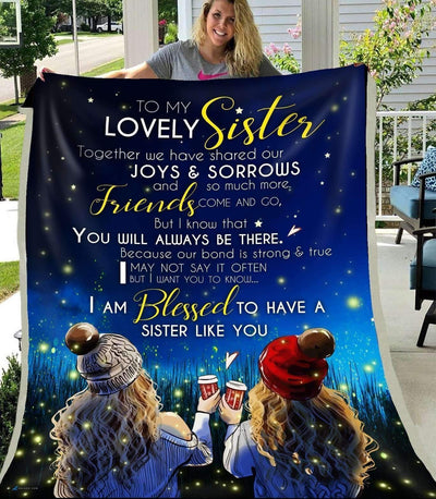 You Will Always Be There Blanket Giving Sister
