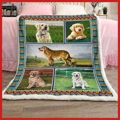Blanket Gift For Golden Retriever Lovers