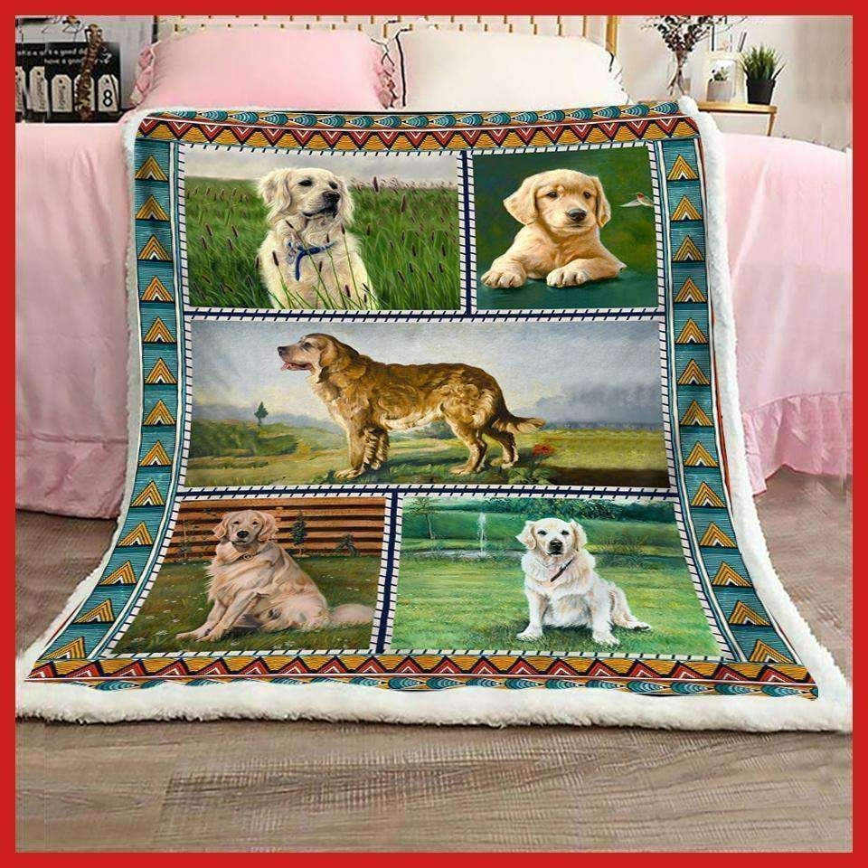 Blanket Gift For Golden Retriever Lovers