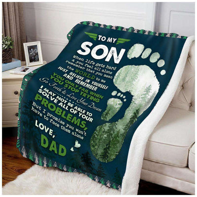 Blanket Gift For Son Believe In Yourself
