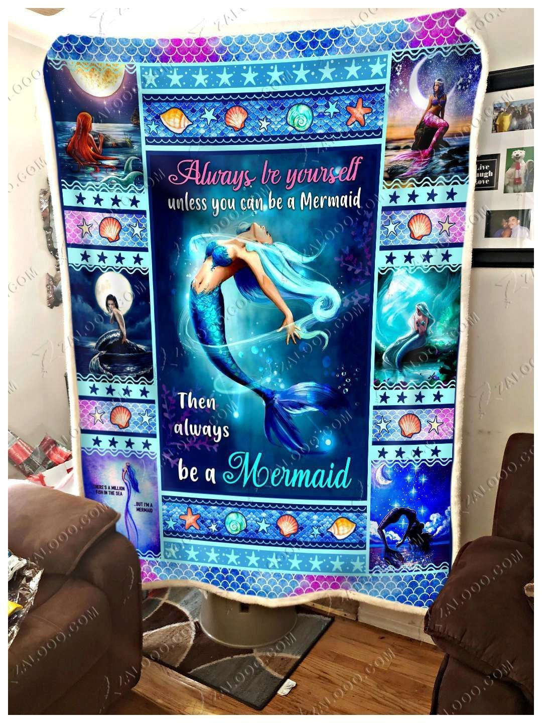 Fleece Blanket - Mermaid - Be A Mermaid