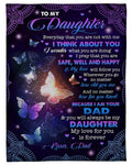 Gift For Daughter I Pray That You Are Safe Well And Happyfleece Blanket Fleece Blanket