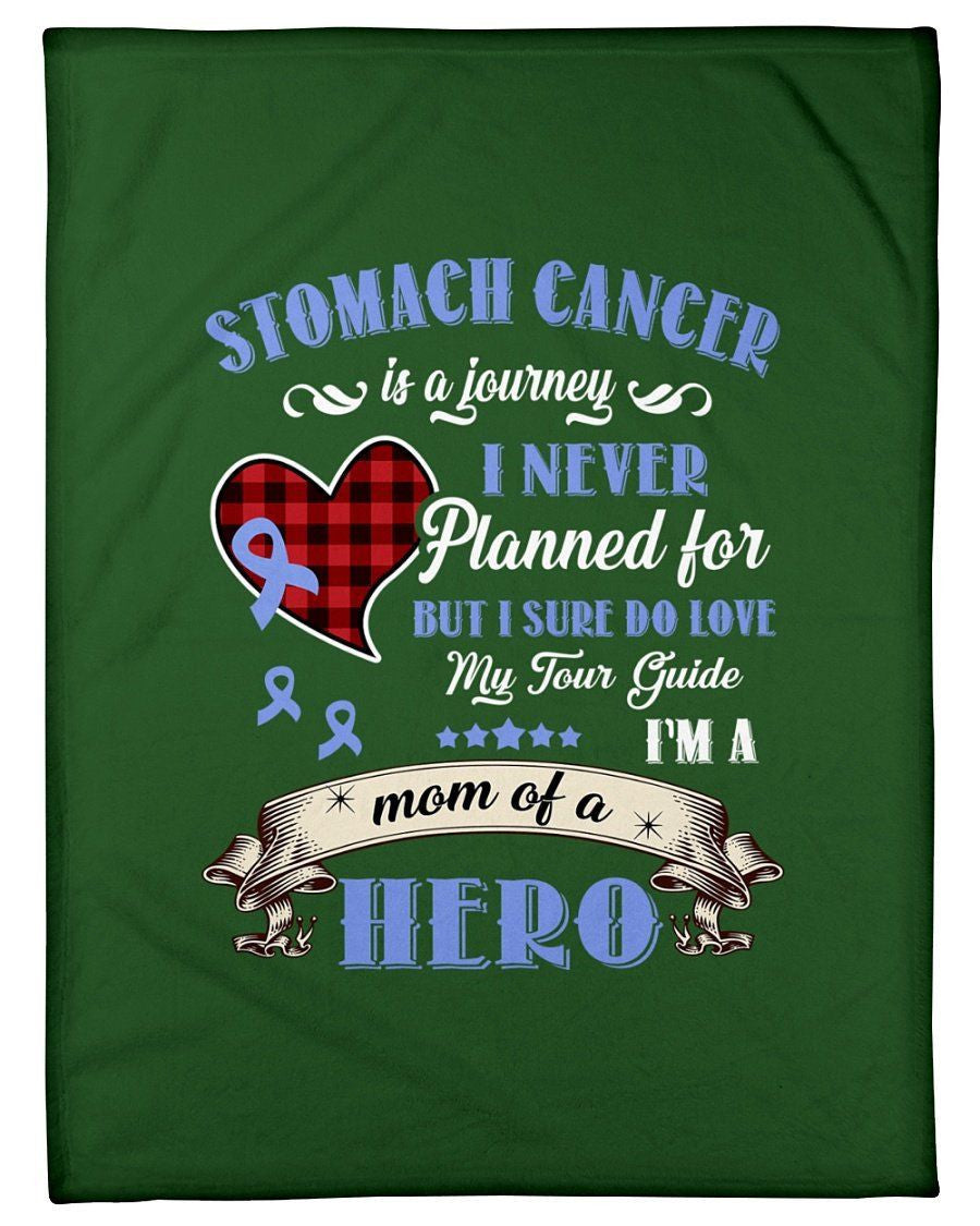 Stomach Cancer Is A Journey I Never Planned Fleece Blanket