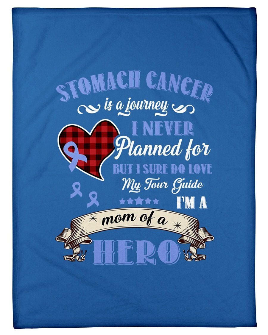 Stomach Cancer Is A Journey I Never Planned Fleece Blanket