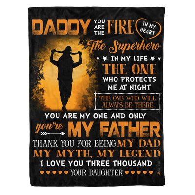 Fleece Blanket You Are My One And Only Giving Daddy