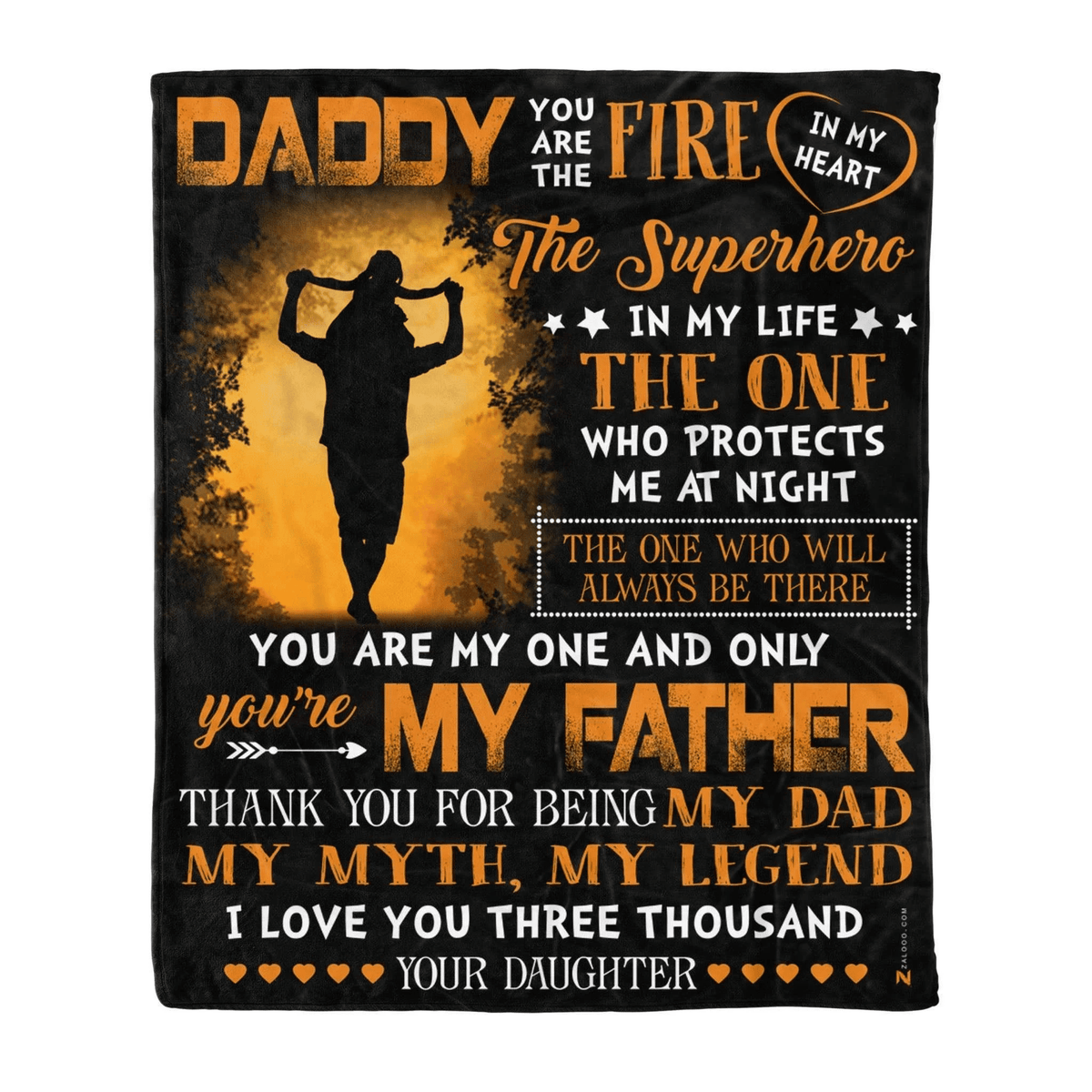 Fleece Blanket You Are My One And Only Giving Daddy