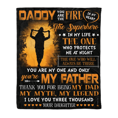 Fleece Blanket You Are My One And Only Giving Daddy