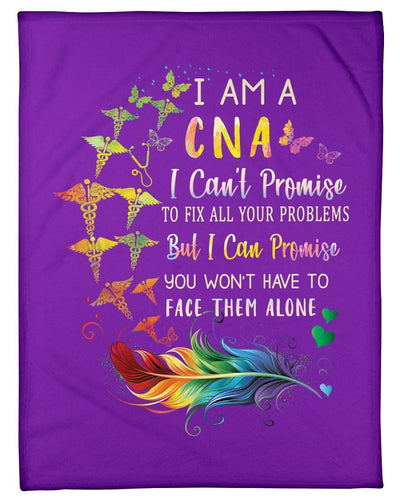 Cna I Promise Gift Fleece Blanket