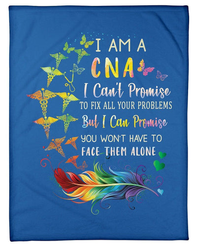 Cna I Promise Gift Fleece Blanket