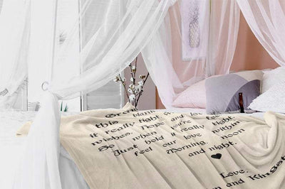 Niece Blanket From Aunt And Uncle Personalized Custom Text Blanket
