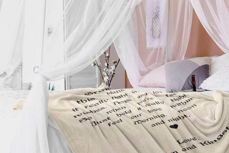 Niece Blanket From Aunt And Uncle Personalized Custom Text Blanket