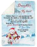 Best Gift For Daughter I'll Stay There Forever Fleece Blanket Sherpa Blanket