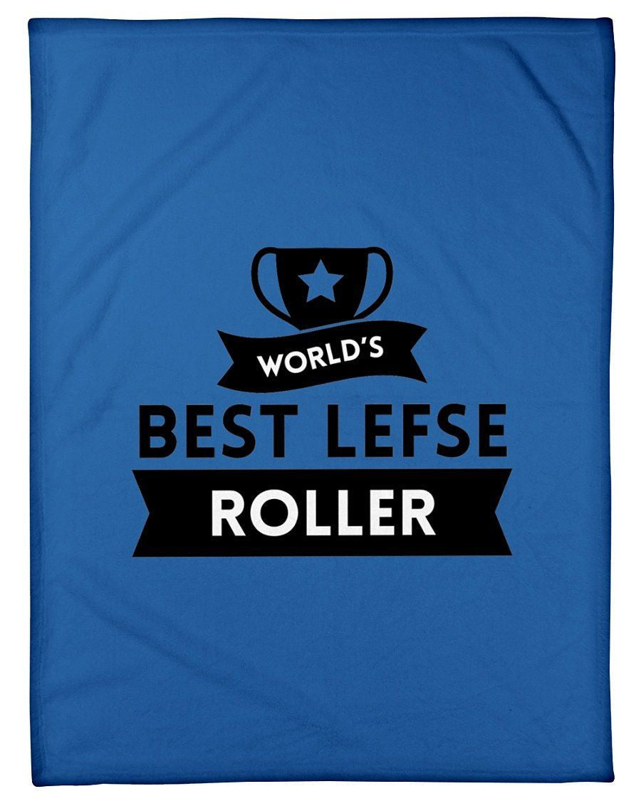World Best Lefse Roller Fleece Blanket
