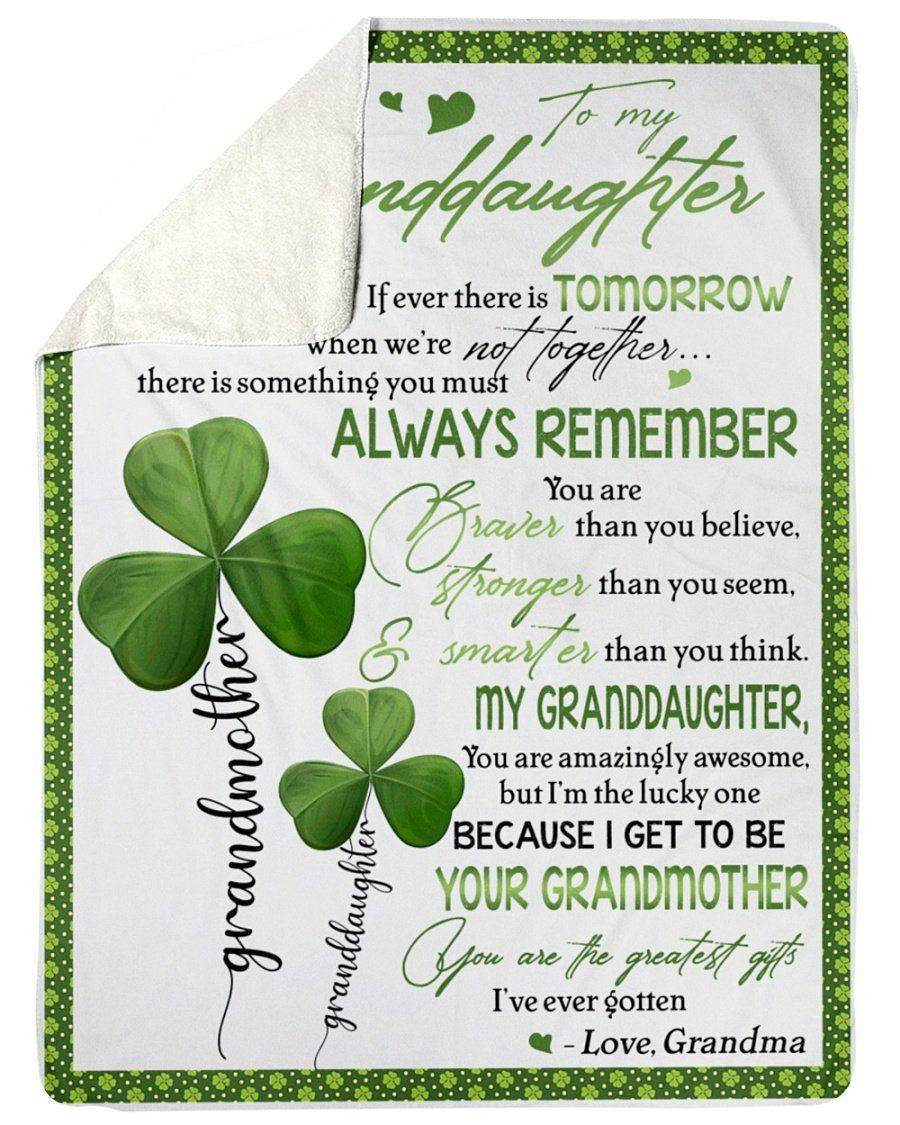 You Are The Greatest Gifts Lovely Message From Grandma Gifts For Granddaughters Fleece Blanket
