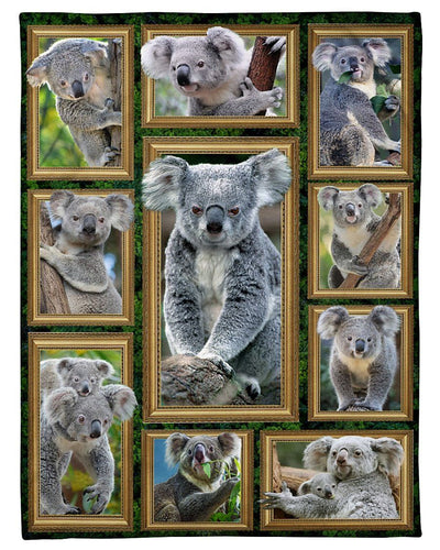Cute Koalas 3d Australia Gift Fleece Blanket