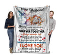 To My Husband Destiny Made Us A Couple Red Fox Soft Fleece Blanket