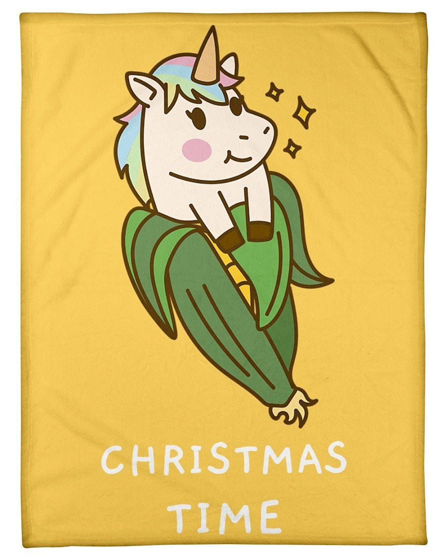 Unicron Christmas Time Fleece Blanket
