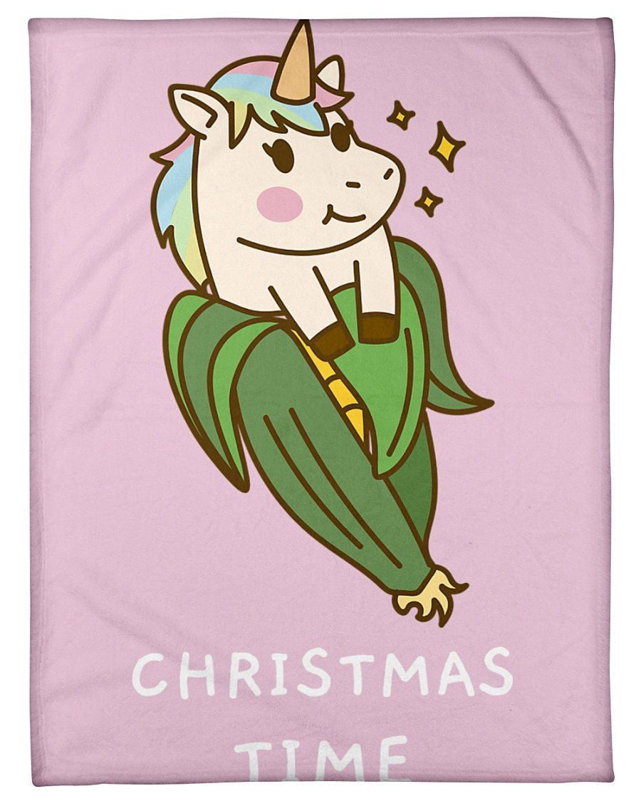 Unicron Christmas Time Fleece Blanket