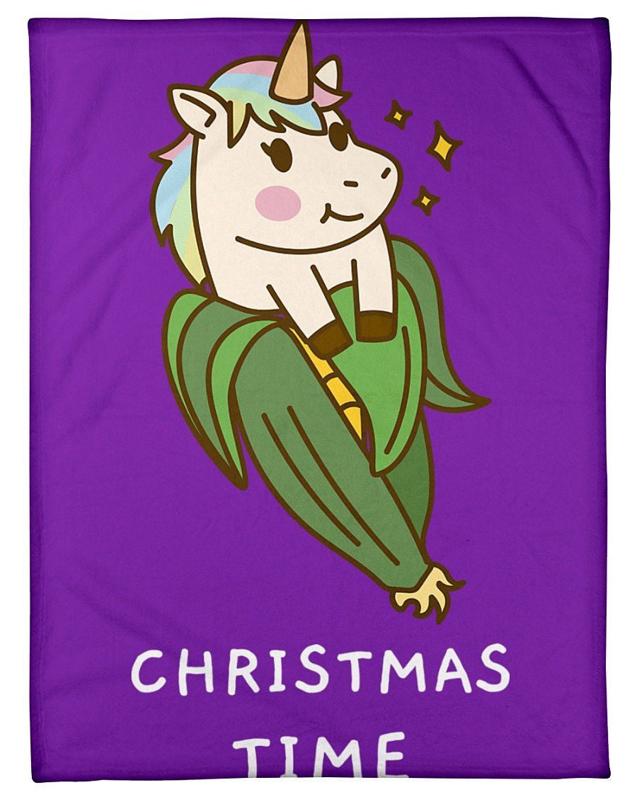 Unicron Christmas Time Fleece Blanket