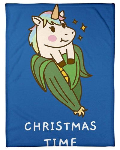 Unicron Christmas Time Fleece Blanket