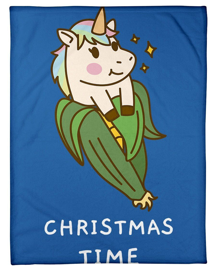 Unicron Christmas Time Fleece Blanket