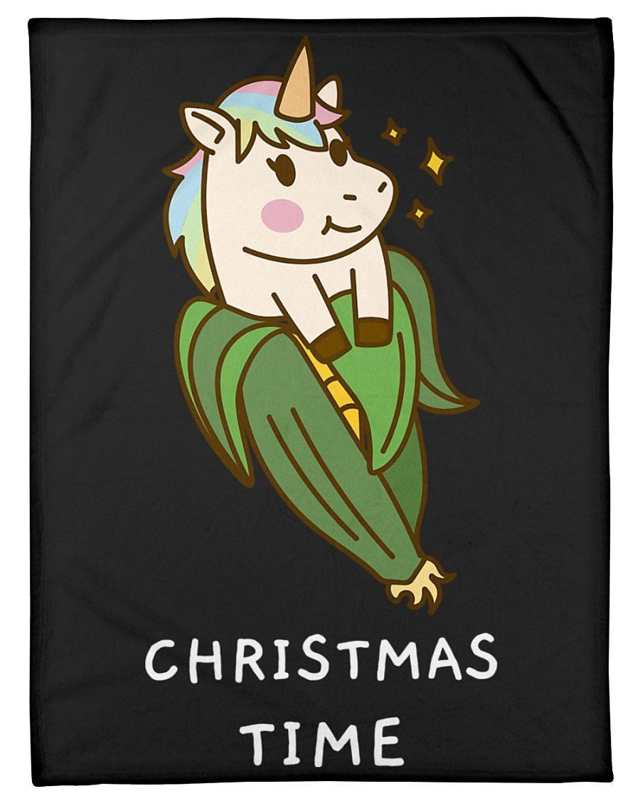 Unicron Christmas Time Fleece Blanket
