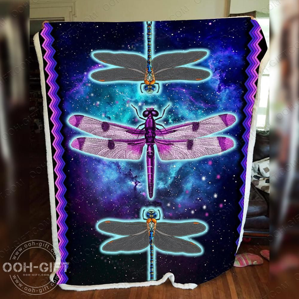 Dragonfly Magical Design Gift For Dragonfly Lovers Blanket