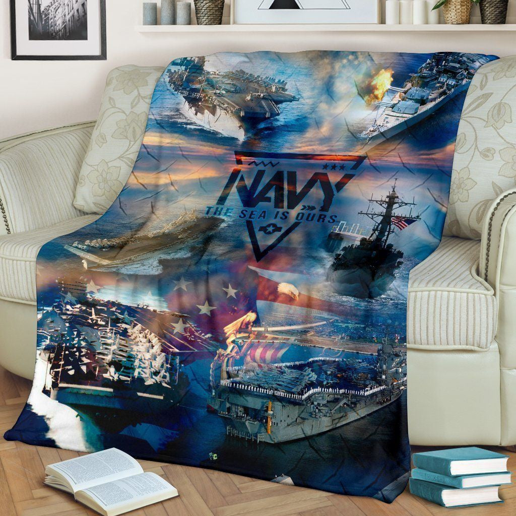 Us Navy Xviii Blanket
