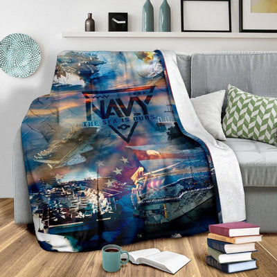 Us Navy Xviii Blanket