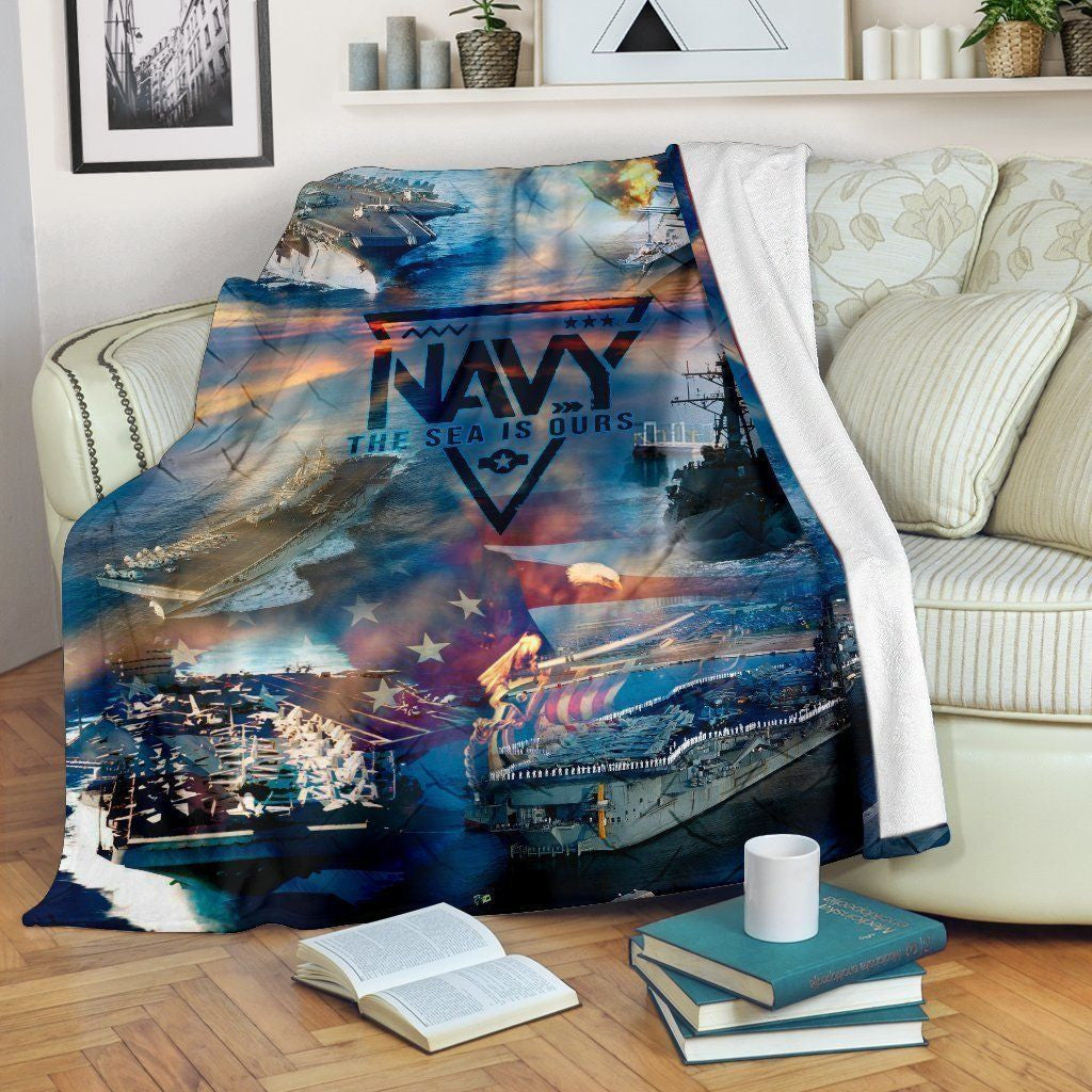 Us Navy Xviii Blanket