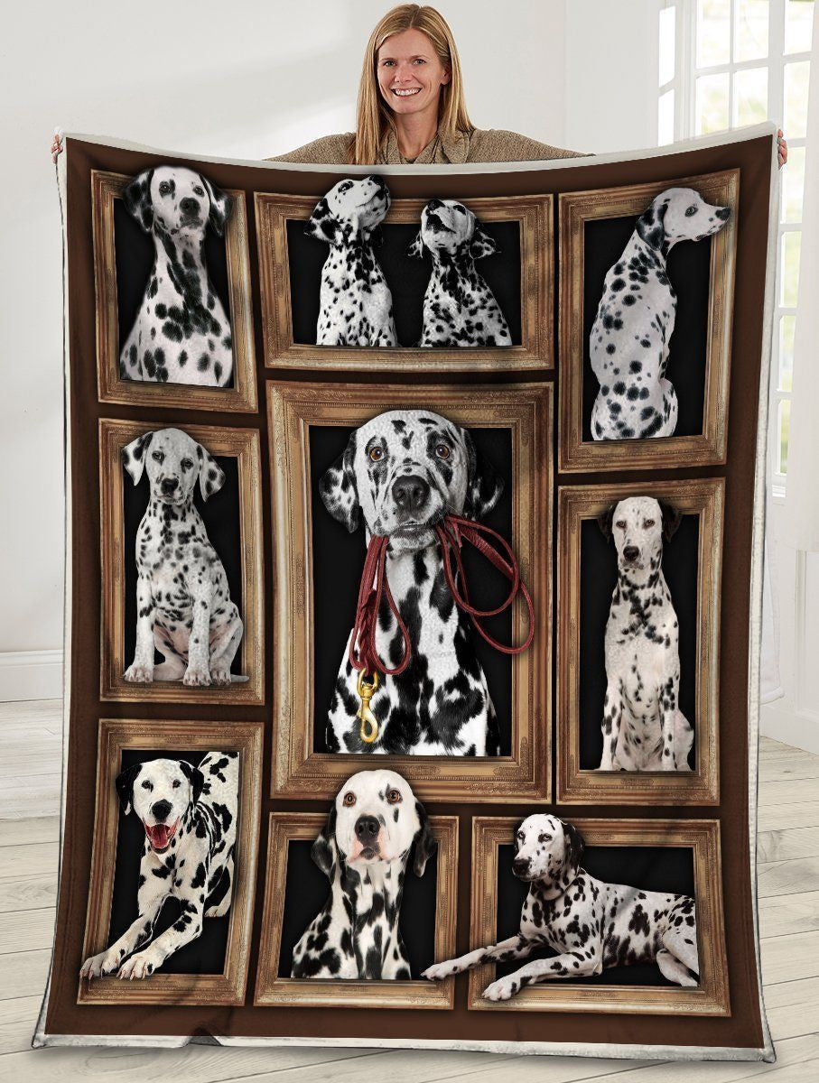 3d Great Dane Dog Picture Frames Printed Fleece Blanket