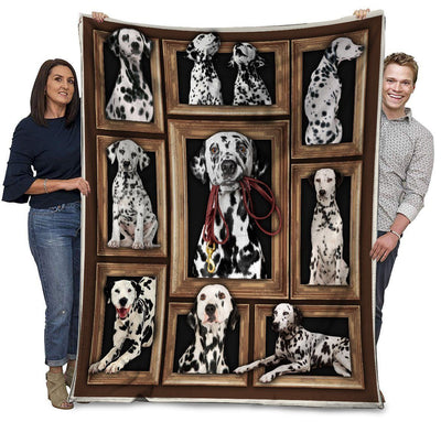 3d Great Dane Dog Picture Frames Printed Fleece Blanket